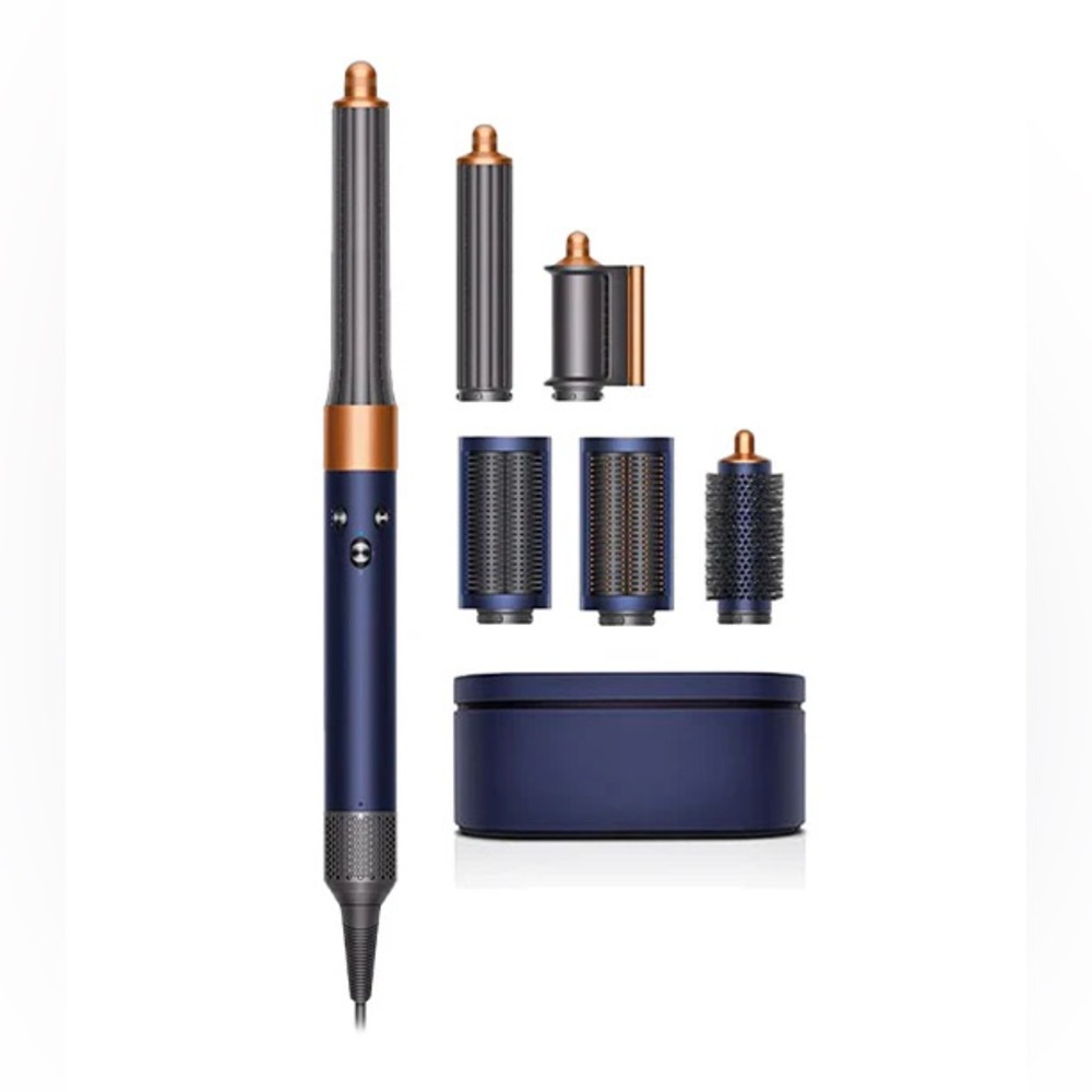 Dyson Airwrap Complete Long Hair Attachments in Prussian Blue and Copper